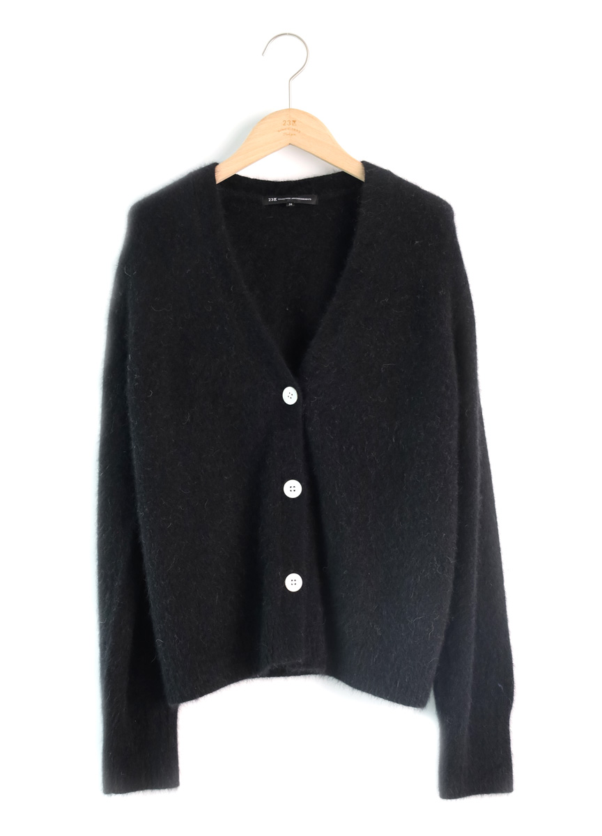 混狐狸毛針織外套